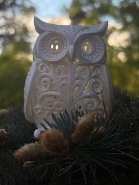 Filigree Owl Figurine