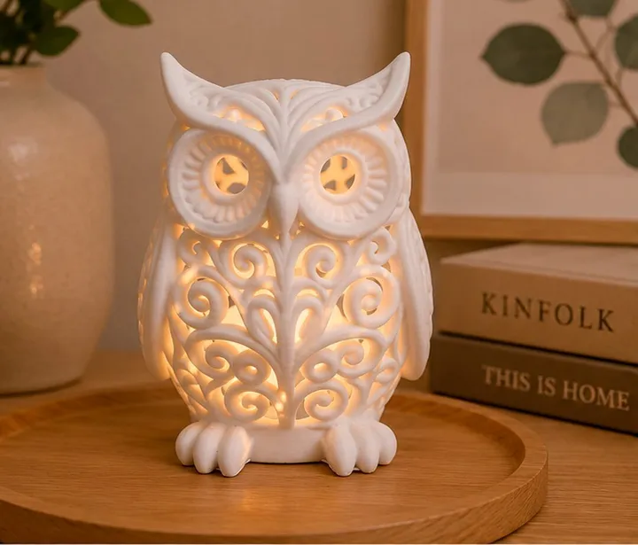 Filigree Owl Figurine — photo 1 of 4