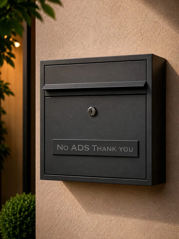 No Junk Mail Sign — photo 1 of 1