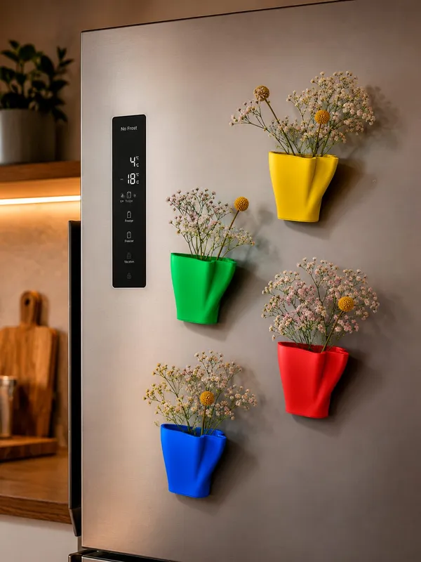 Magnetic Mini Vases, Set of 5